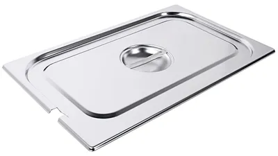 Produktbild von GN-Deckel mit Ausschnitt für Löffel 1/6