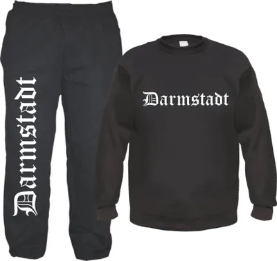 Produktbild von Darmstadt Jogginghose und Sweat im Set - Jogginganzug S Schwarz