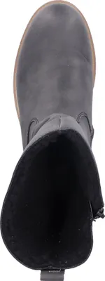 Produktbild von Rieker Damen Stiefelette Blockabsatz warm gefüttert Reißverschluss Raffung Z5061, Größe:39 EU, Farbe:Grau