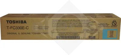 Image de Toshiba TFC330EC - Cyan - Original - Tonerpatrone - für e-STUDIO 330AC, 400AC (6AG00009130)