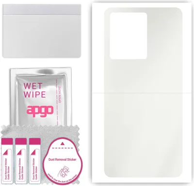 Produktbild von apgo Rückseite Schutzfolie, Matt, kompatibel mit Vivo IQOO 9T, Hinten Hydrogel-Displayschutzfolie mit Positionierhilfe, kratzfest, einfache Montage