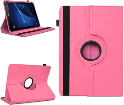Produktbild von Schutzhülle für Samsung Galaxy Tab A6 10.1 2016 2019 Tablet Hülle Tasche DrehbarFarben:Pink