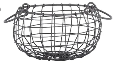 Produktbild von Draht Korb -KLEIN- rund Ø 20 cm mit Griffen von degawo