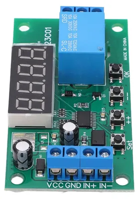 1-Kanal Relaismodul 0,1 s – 999999,9 s, 12 V, Smart Home