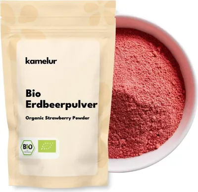 Produktbild von Kamelur® Bio Erdbeerpulver 250 g