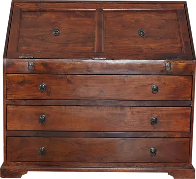 Produktbild von MASSIVMOEBEL24 Sekretär Akazie 107x50x100 nougat lackiert OXFORD #515