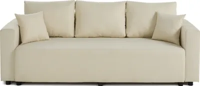 Produktbild von Best Möbel Regala - 3-Sitzer Sofa - Schlaffunktion und Bettkasten - aus Stoff , Beige