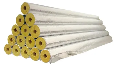 Immagine prodotto di Isolamento per tubi lana di roccia - 22/40 mm - 1 m - WLG 0,037