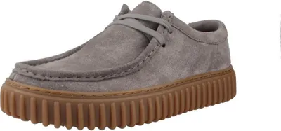 Produktbild von Clarks Schnürschuhe Torhill Lo, Rauleder, Grau, Herren