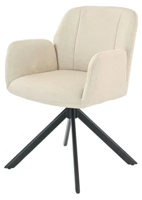 Produktbild von Stuhl, gepolstert, Metall, Schwarz, Grau, für Esszimmer, Wohnzimmer, Küche, modern