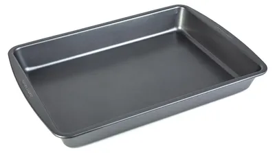 Productafbeelding van Baker's Secret Essential Line Bakplaat M - Antiaanbakbakplaat - Rechthoekige bakvorm 42 x 28,5 cm - Bakplaat voor oven en grill [BS10241-M]