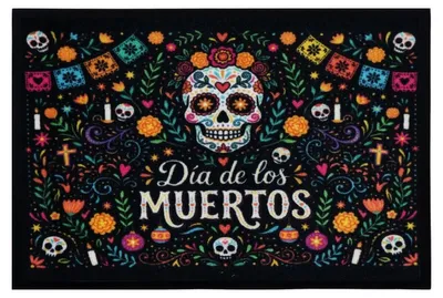 Imagen del producto de Alfombrilla "Día de los Muertos", 40x60 cm