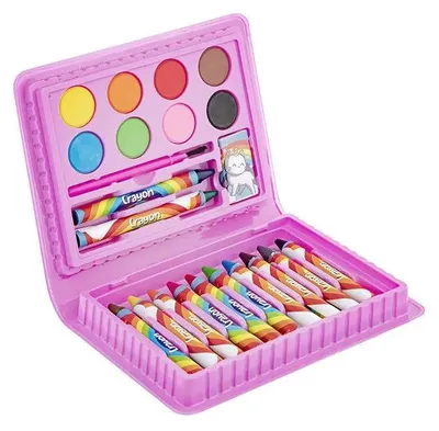 Obrázok produktu pre Sada akvarelov a voskových pasteliek