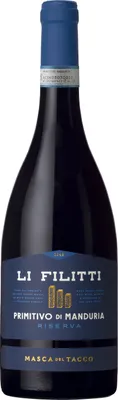 Produktbild von Li Filitti Primitivo di Manduria DOP Riserva Masca del Tacco Apulien Rotwein trocken