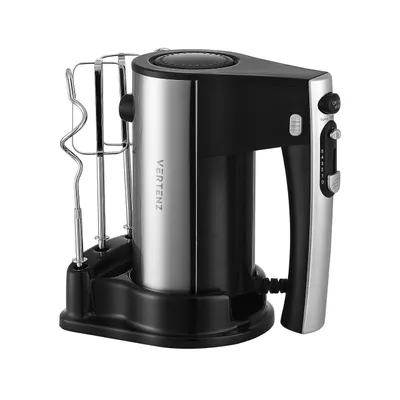 Produktbild von Vertenz Mixture 20 Handmixer, 800 W, 10 Stufen + TURBO, inkl. 4 Edelstahl-Aufsätze, EJECT-Taste, Zubehörhalter, ergonomisch