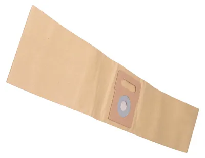 A single vacuum cleaner bag is shown against a white background.