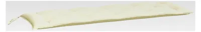 Produktbild von Gartenbankauflage, Sitzkissen für Outdoor, Polsterauflage für Gartenbank, Bankpolster, Cremeweiß 150x50x7cm Oxford-Gewebe