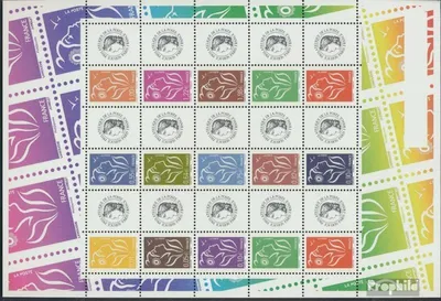 Produktbild von Briefmarken Frankreich 2005 Mi 3884II y A-3910II A Zd-Bogen (kompl.Ausg.) postfrisch Freimarken: Marianne