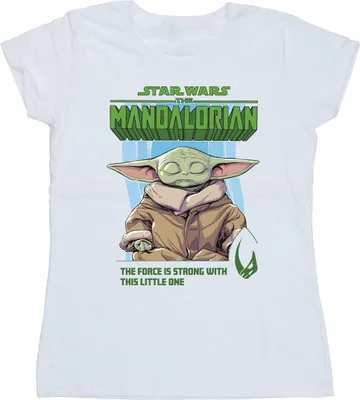 Produktbild von Star Wars - "The Mandalorian The Force Is Strong" T-Shirt für Damen BI43202 (XL) (Weiß)