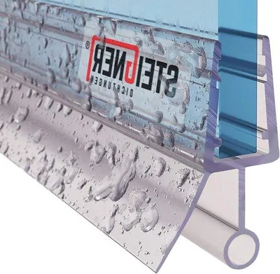 Zdjęcie produktu dla Uszczelka prysznicowa 80cm grubość szkła 6-7-8 mm prosta uszczelka wymienna PVC do kabin prysznicowych UK08 - wodoodporna - profil narożny