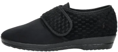 Image de Comfort Plus Dames pantoffels met stretch  Pantoffels Dicht - Zwart - Maat 40