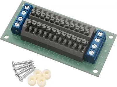 Produktbild von Stromverteiler Verteiler W4x12 mit Schnellanschlussklemmen mit Montagematerial