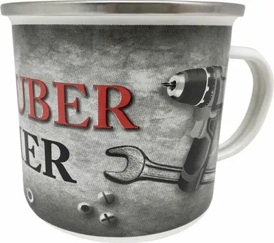 Produktbild von Emaille Becher 0,5 L - Schrauber Becher, EB 05