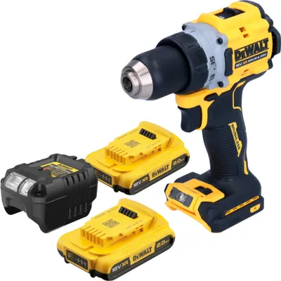 Produktbild von DeWalt DCD 800 D2 Akku Bohrschrauber 18 V 90 Nm Brushless + 2x Akku 2,0 Ah + Ladegerät