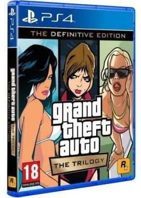 Obrázek produktu pro Rockstar Games Grand Theft Auto: The Trilogy – The Definitive Edition (PS4), PlayStation 4, Režim multiplayer, Starší, Fyzické médium