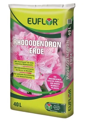 Produktbild von Euflor Rhododendronerde torfreduziert 40l