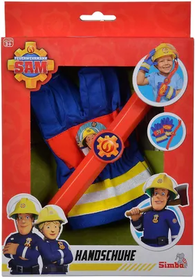 Produktbild von Simba 109252475 - Sam Feuerwehr Handschuhe