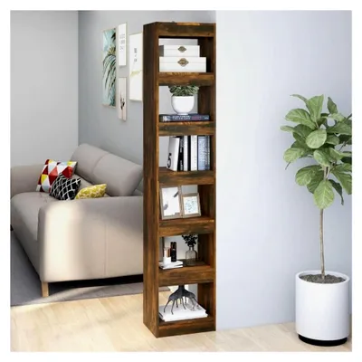 Produktbild von Bücherschrank/Raumteiler Räuchereiche 40x30x198 cm