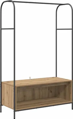 Zdjęcie produktu dla Wieszak na Ubrania Brązowy dąb 100 x 44 x 160 cm