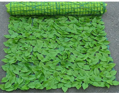 Produktbild von 1m x 3m Balkon Hecken Künstliche Efeu Blatt Garten Sichtschutz Zaun Sichtschutz