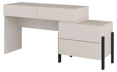 Productafbeelding van Furniture24 Schminktafel Jukon 24Ksnd03, Kashmir-stijl, bureau, 143 x 76 x 40 cm