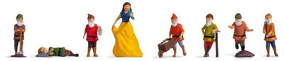 Produktbild von NOCH Snow White and the Seven Dwarfs, Snow White and the Seven Dwarfs, Mehrfarbig, Kunststoff