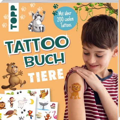 Produktbild von Tattoobuch Tiere
