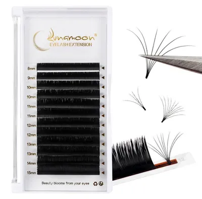 Produktbild von Selbstfächernde Wimpern 0.05 C 8-15mm MIX für Volumentechnik