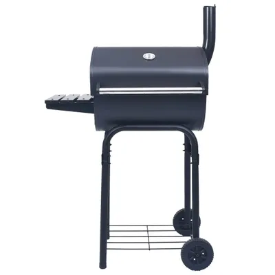 Immagine prodotto di vidaXL Barbecue a carbonella con ripiano inferiore nero