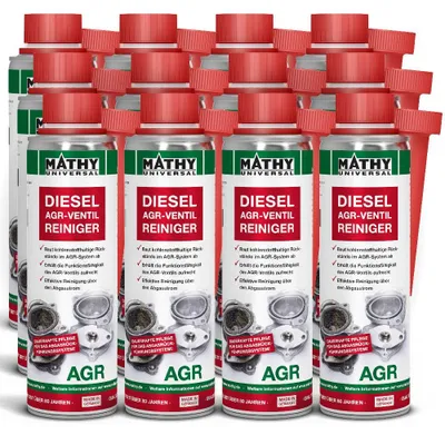 Produktbild von MATHY-AGR Abgasrückführventil-Reiniger 12 x 300 ml - Diesel-Additiv für AGR-Systeme