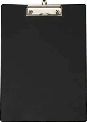 Produktbild von MAUL Klemmbrett A4 Hochformat Karton Folie schwarz