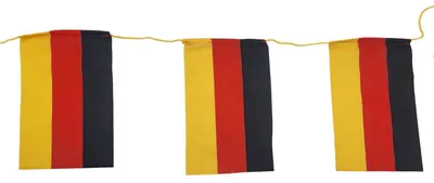Image de Chaîne de fanions Allemagne 3m 10 drapeaux Guirlande de fête Guirlande de drapeaux Guirlande décorative Chaîne de drapeaux Chaîne de décoration Guirlande Football Fanartikel Flag Wimpel Nationalflagge