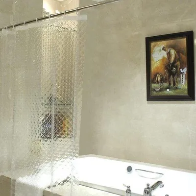 Obrázek produktu pro Sprchový závěs 100 % EVA, 120 x 200 cm, poloprůhledný