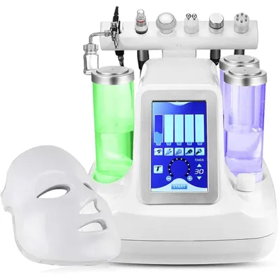 Image de Appareil de beauté multifonctionnel 7-en-1 : hydratation, oxygénation, soin de la peau, traitement du visage, anti-acné