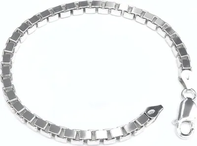 Produktbild von SILBERKETTEN STORE Veneziakette Armband 4,5mm - 925 Silber, Länge wählbar von 16-25cm - 16cm