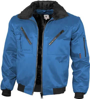 Produktbild von Qualitex 4 in 1 Pilotenjacke einfarbig, Größe: L, Farbe: royalblau