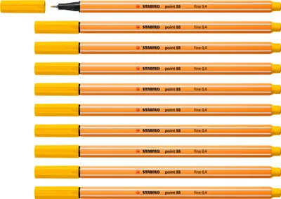 Image de STABILO point 88 Fineliner Jaune 1 pièce(s)