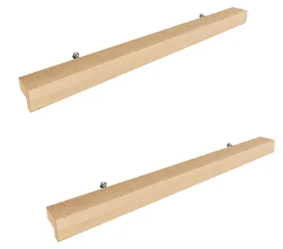 Produktbild von Sossai Holz Möbelgriffe aus Buche | GAH01 | Lochabstand 224mm, Länge 304mm, 2 Stück