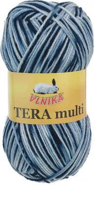 Produktbild von 100g Strickgarn Häkelgarn TERA MULTI, Farbwahl - mehrfarbig bunt Farbverlauf