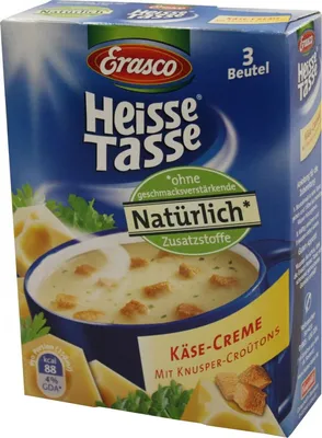Produktbild von Erasco Heisse Tasse Käse-Creme ergibt 3 x 0,15L